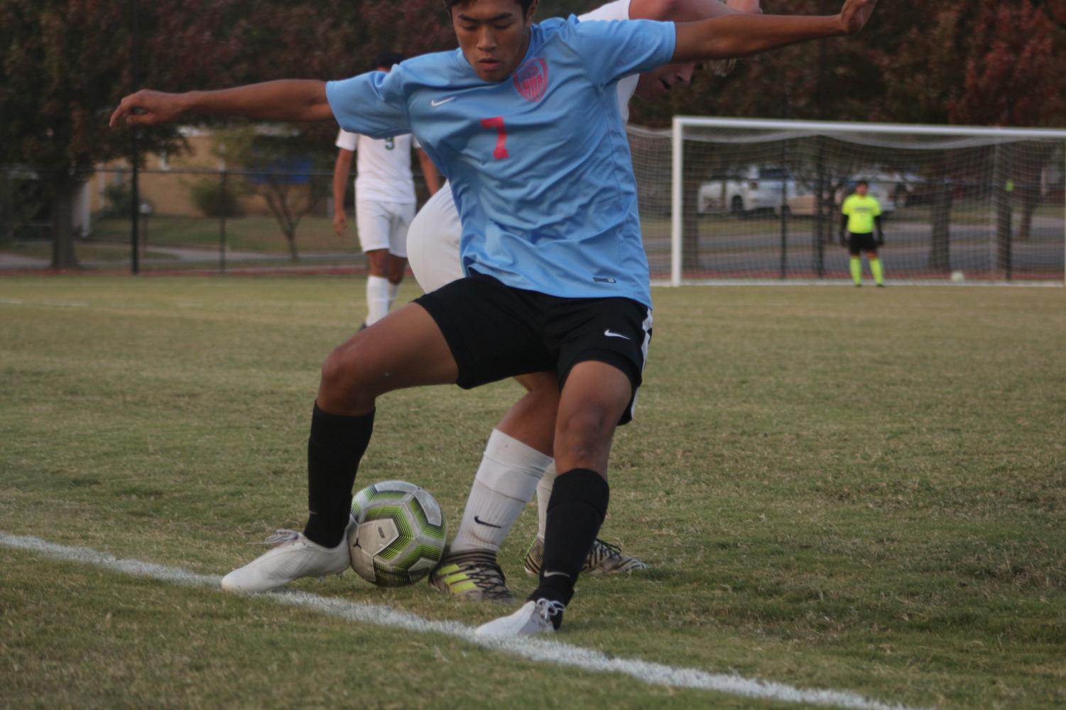 Varsity soccer v. Bishop Carroll (Photos by Mya Studyvin)