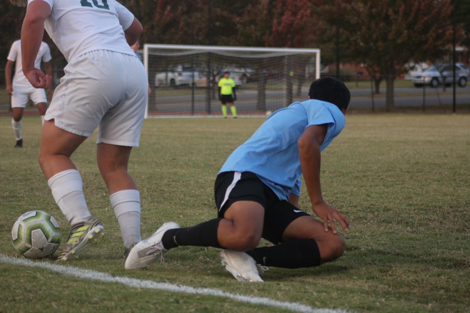 Varsity soccer v. Bishop Carroll (Photos by Mya Studyvin)