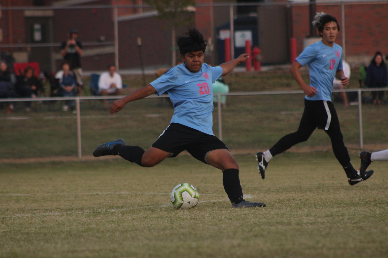 Varsity soccer v. Bishop Carroll (Photos by Mya Studyvin)