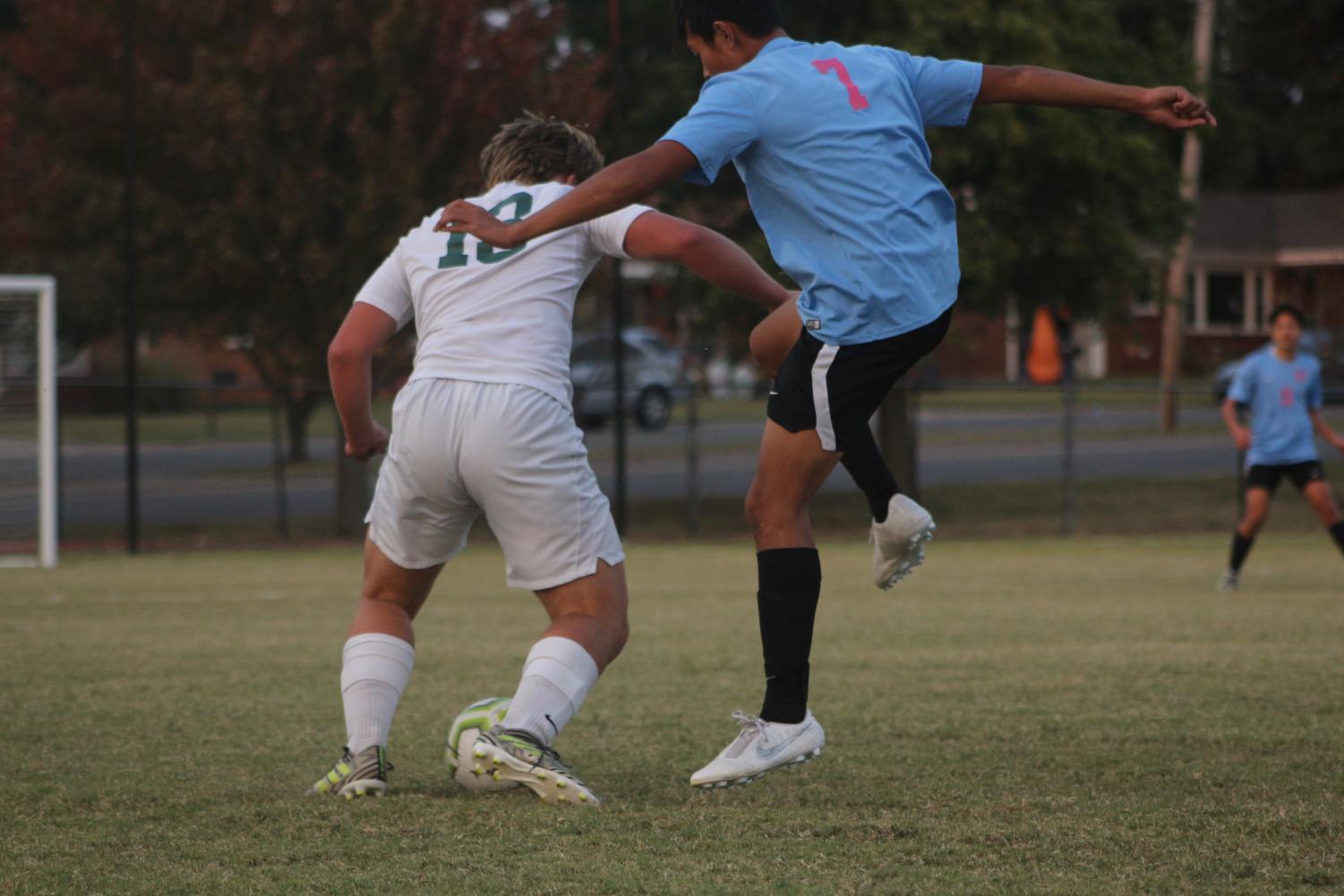 Varsity soccer v. Bishop Carroll (Photos by Mya Studyvin)