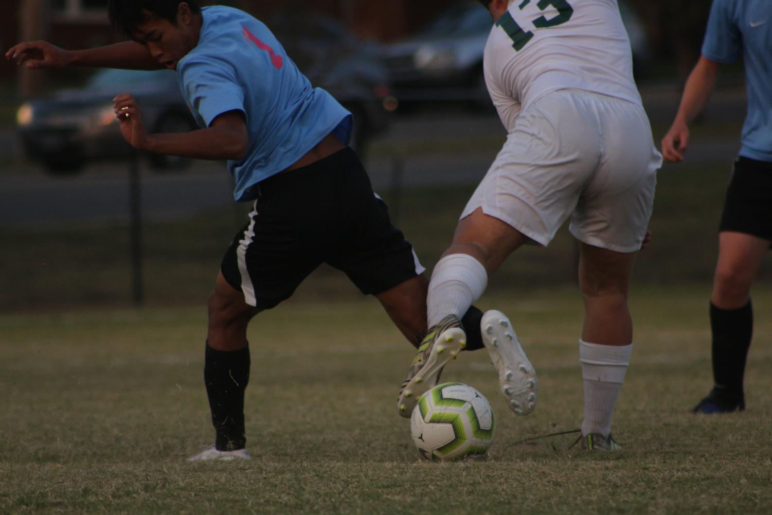 Varsity soccer v. Bishop Carroll (Photos by Mya Studyvin)