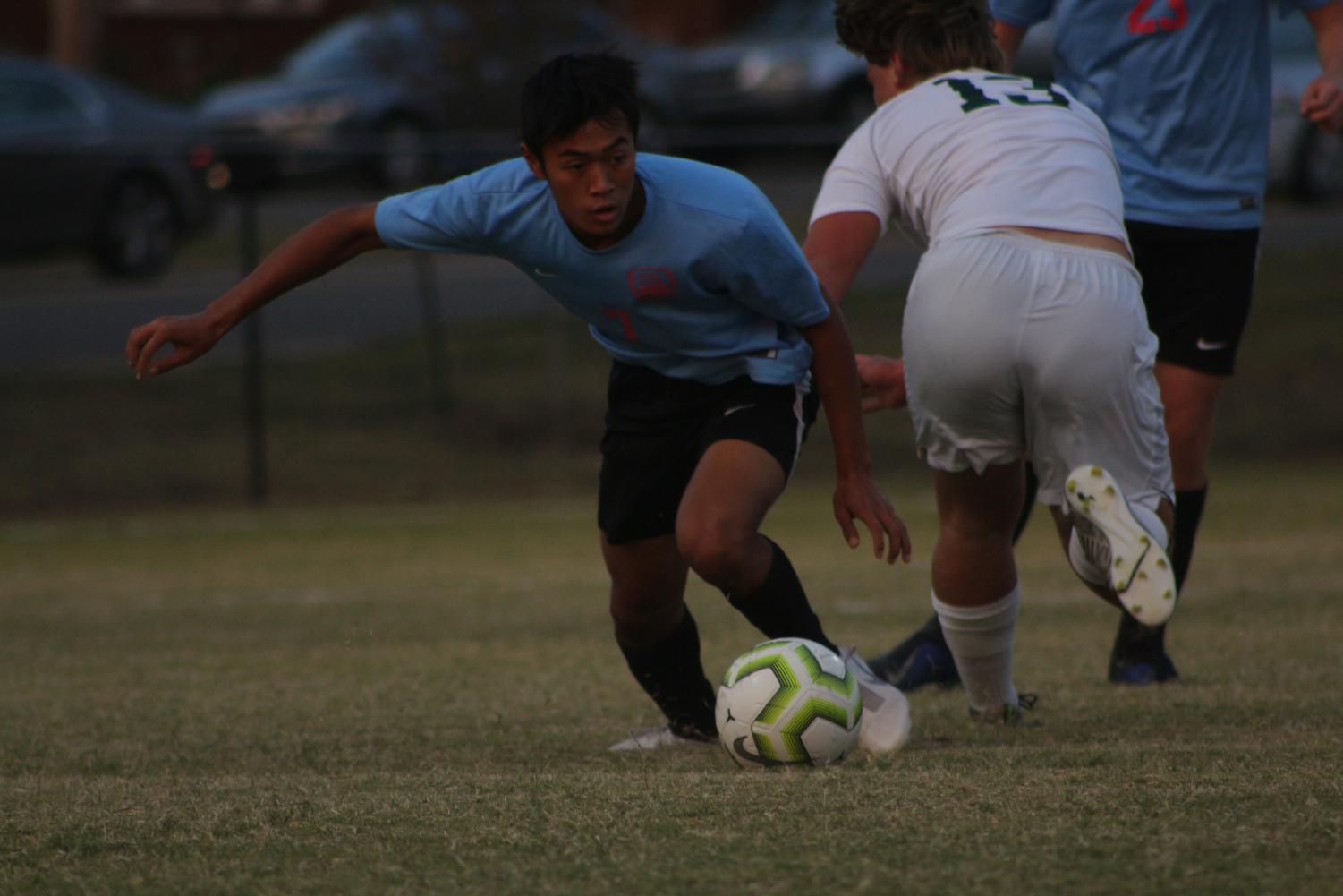 Varsity soccer v. Bishop Carroll (Photos by Mya Studyvin)