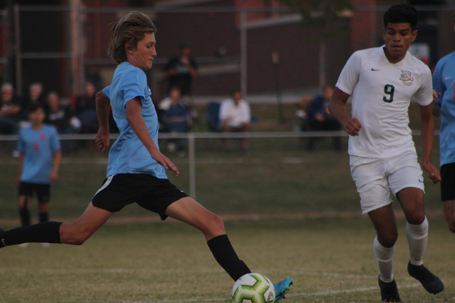 Varsity soccer v. Bishop Carroll (Photos by Mya Studyvin)