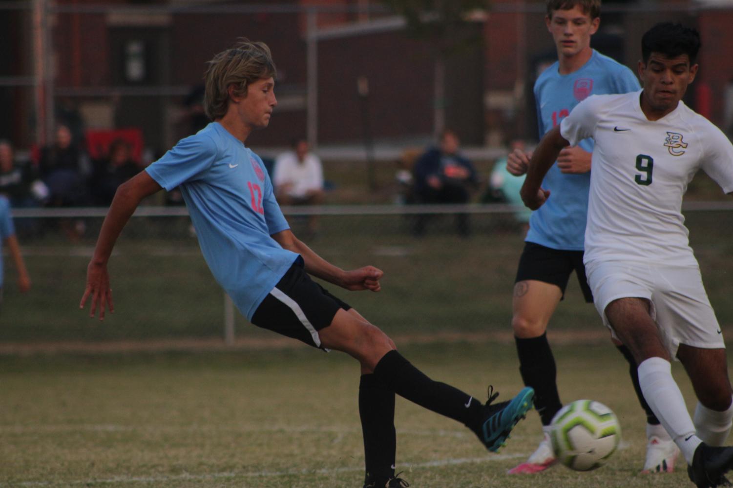 Varsity soccer v. Bishop Carroll (Photos by Mya Studyvin)