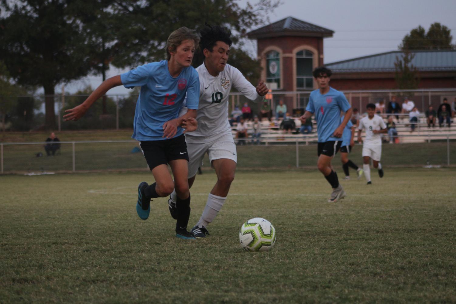 Varsity soccer v. Bishop Carroll (Photos by Mya Studyvin)