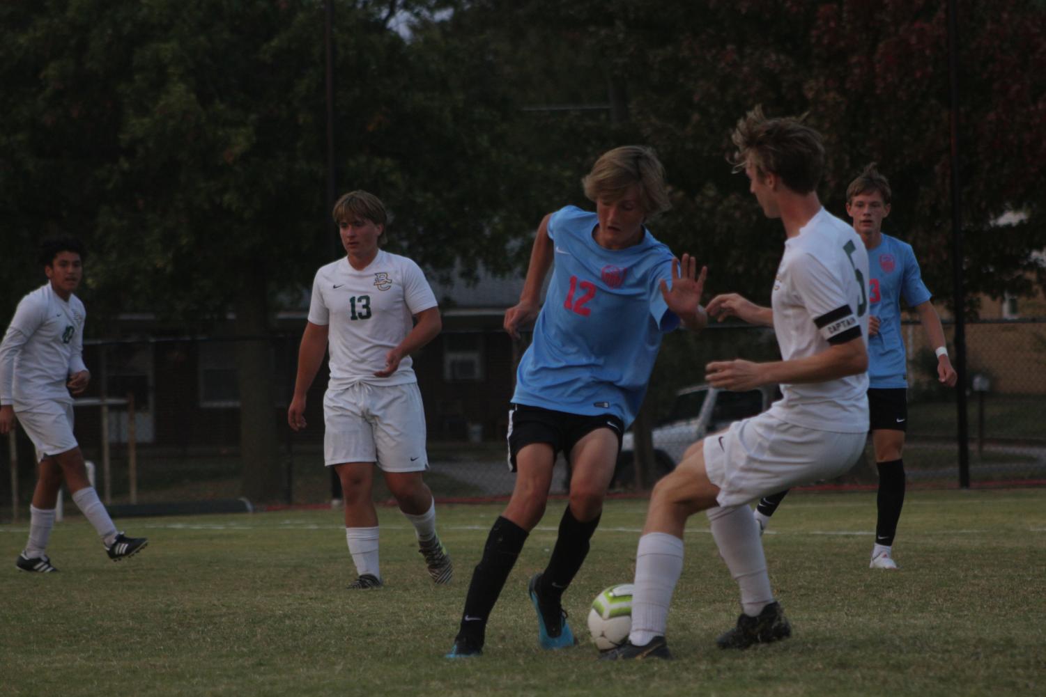 Varsity soccer v. Bishop Carroll (Photos by Mya Studyvin)