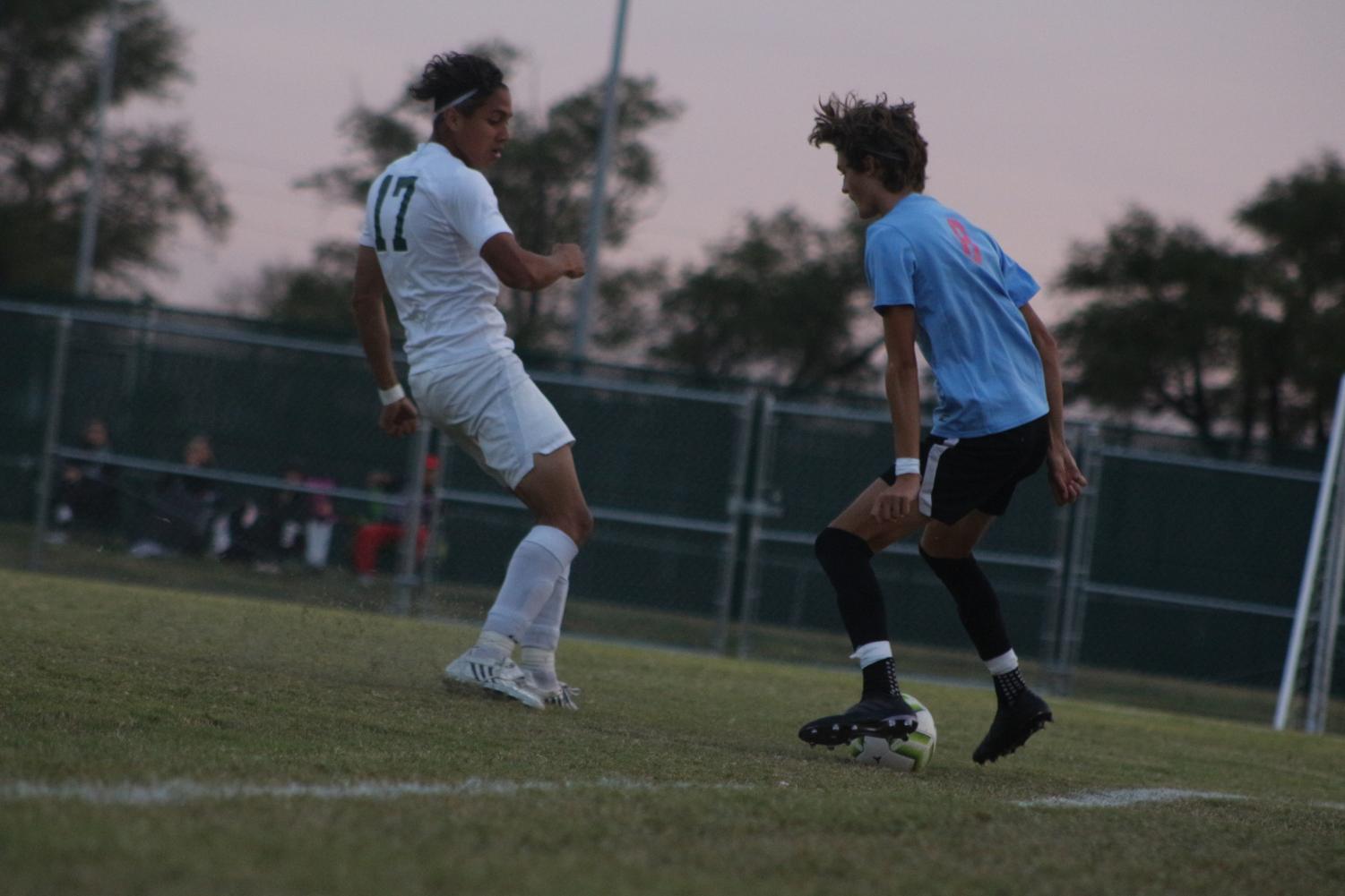 Varsity soccer v. Bishop Carroll (Photos by Mya Studyvin)