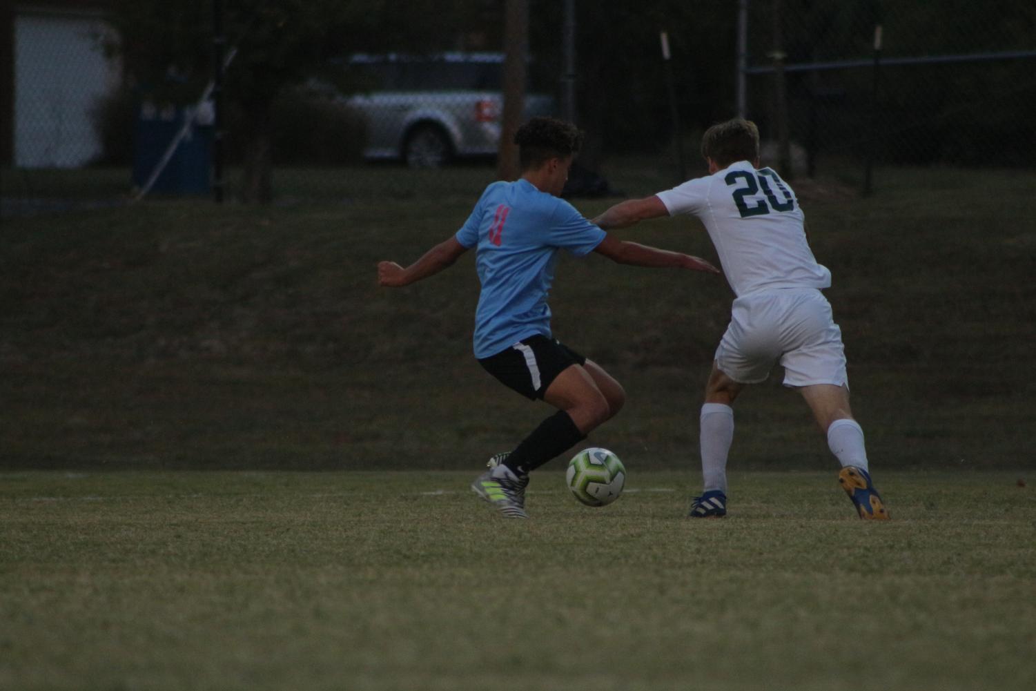 Varsity soccer v. Bishop Carroll (Photos by Mya Studyvin)