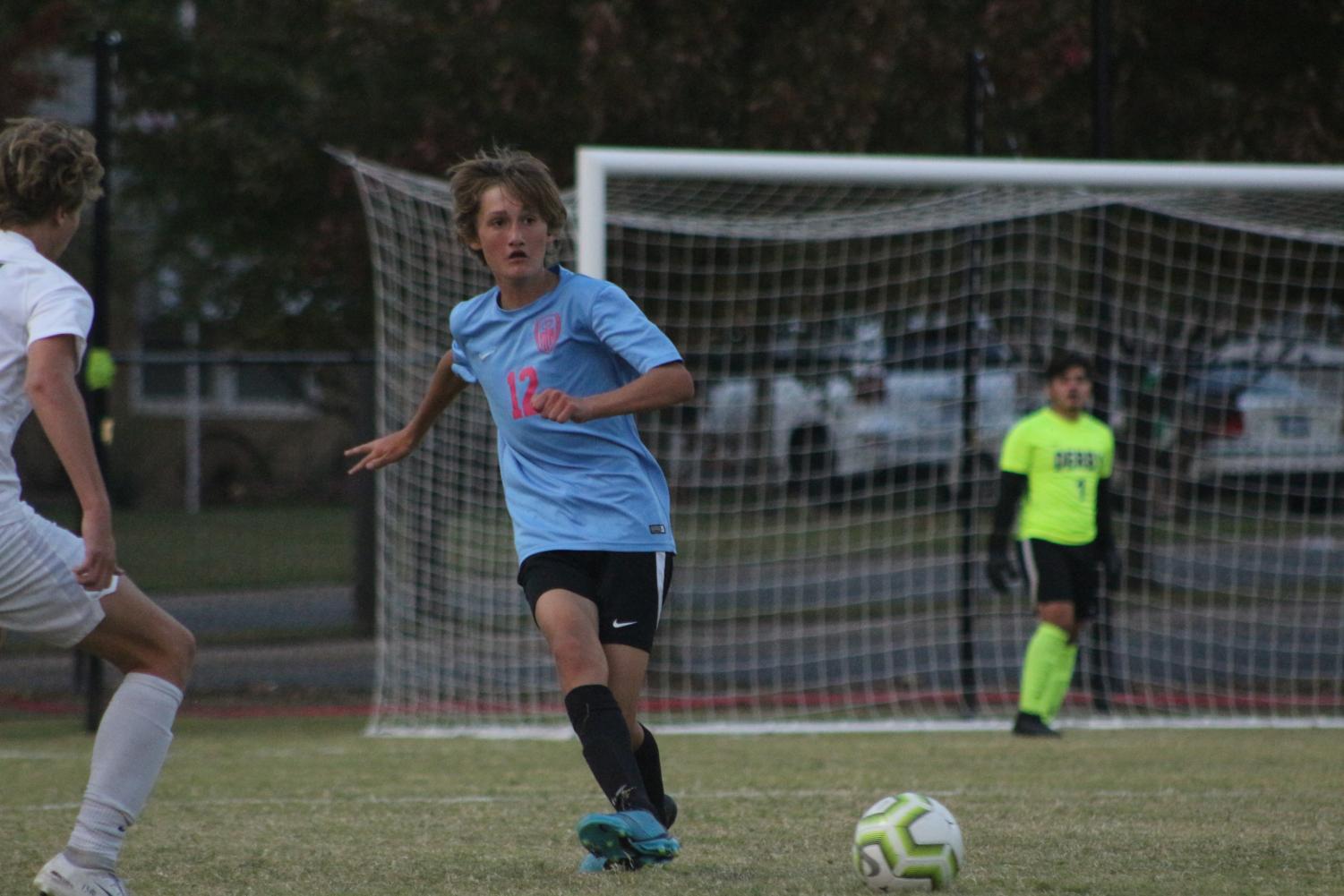 Varsity soccer v. Bishop Carroll (Photos by Mya Studyvin)