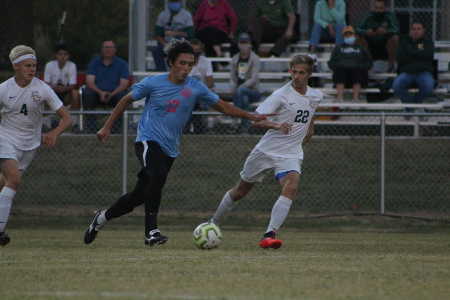 Varsity soccer v. Bishop Carroll (Photos by Mya Studyvin)