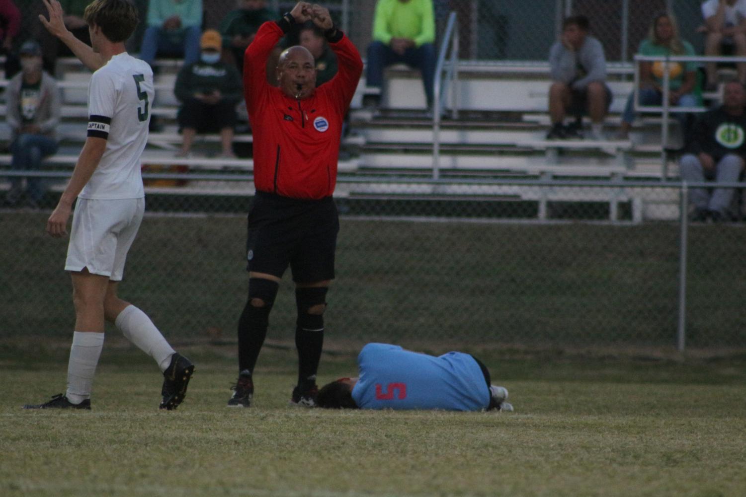 Varsity soccer v. Bishop Carroll (Photos by Mya Studyvin)