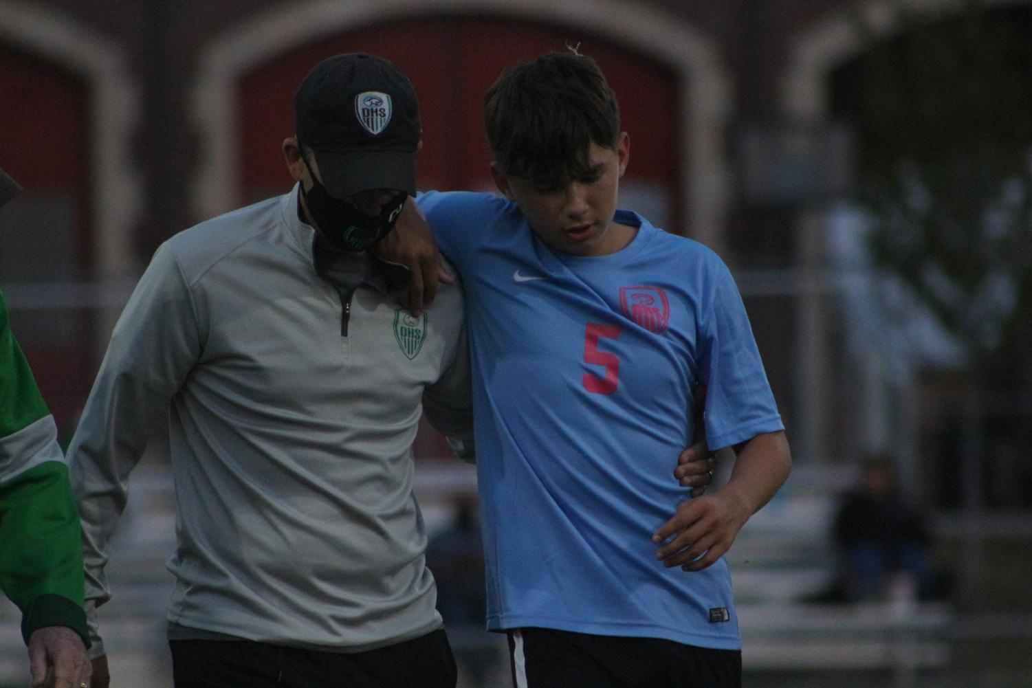 Varsity soccer v. Bishop Carroll (Photos by Mya Studyvin)