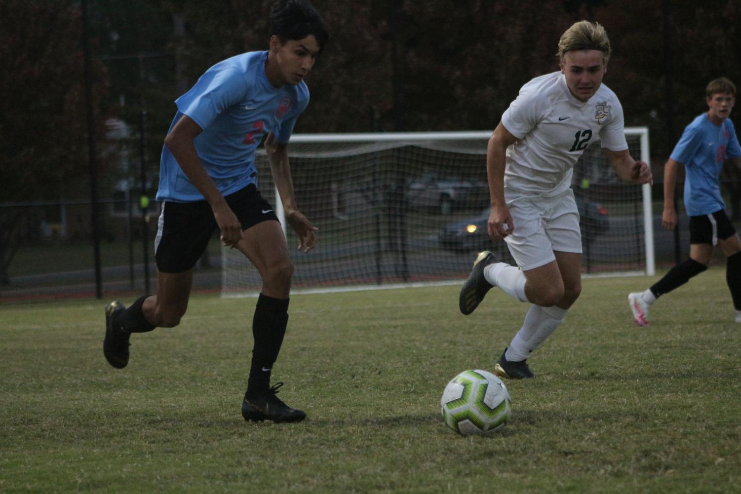 Varsity soccer v. Bishop Carroll (Photos by Mya Studyvin)