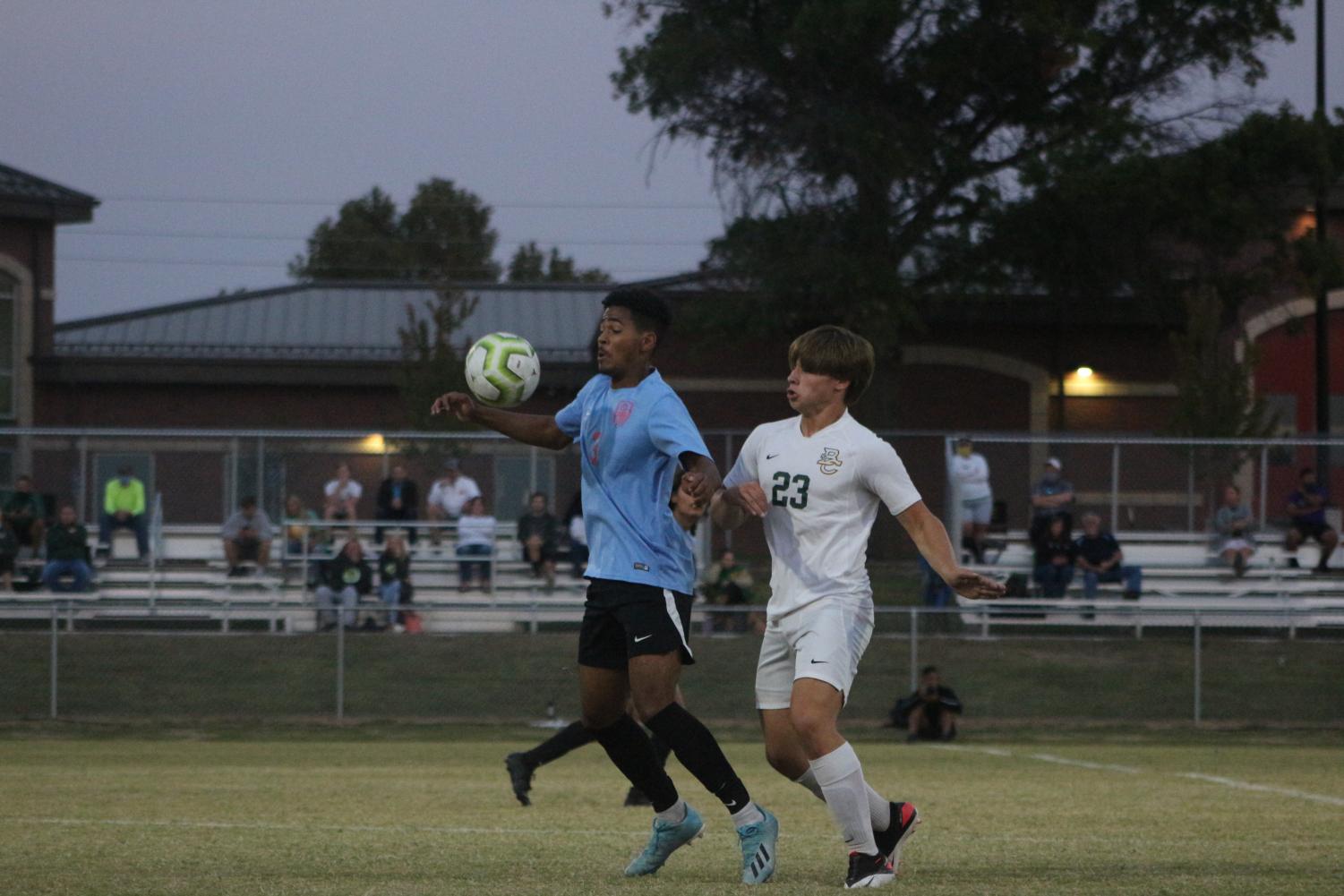 Varsity soccer v. Bishop Carroll (Photos by Mya Studyvin)