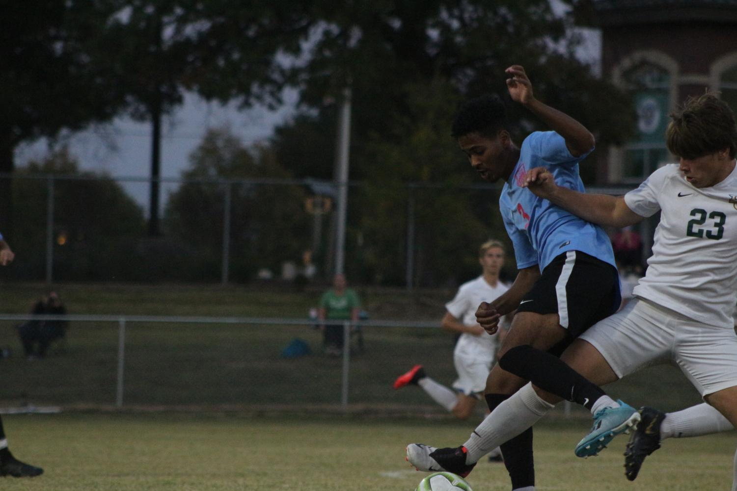 Varsity soccer v. Bishop Carroll (Photos by Mya Studyvin)