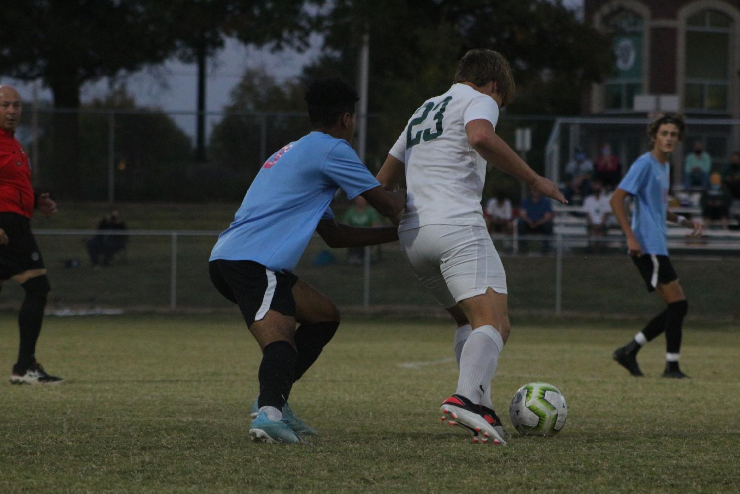 Varsity soccer v. Bishop Carroll (Photos by Mya Studyvin)