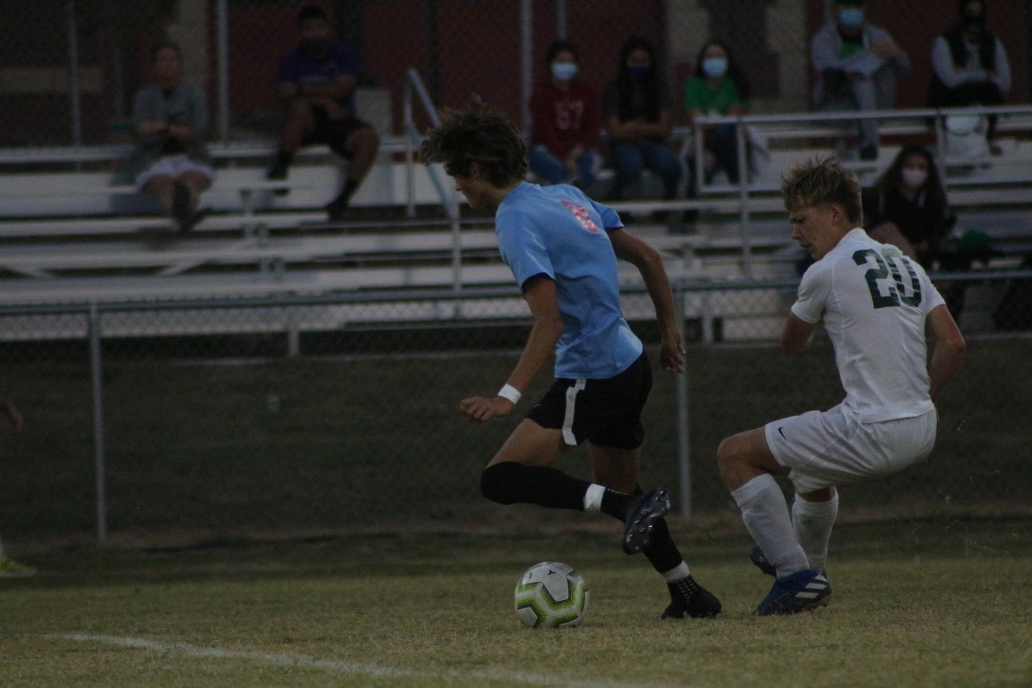 Varsity soccer v. Bishop Carroll (Photos by Mya Studyvin)