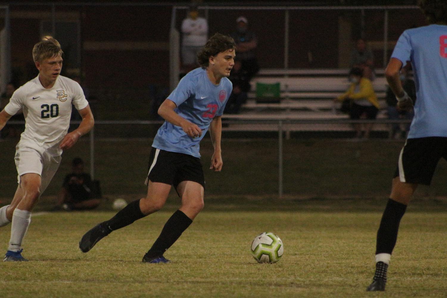 Varsity soccer v. Bishop Carroll (Photos by Mya Studyvin)