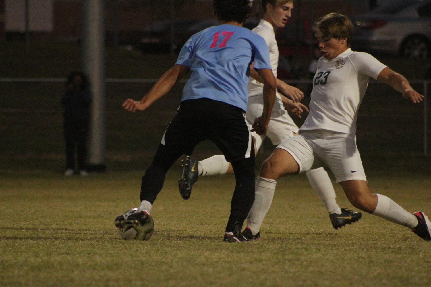 Varsity soccer v. Bishop Carroll (Photos by Mya Studyvin)