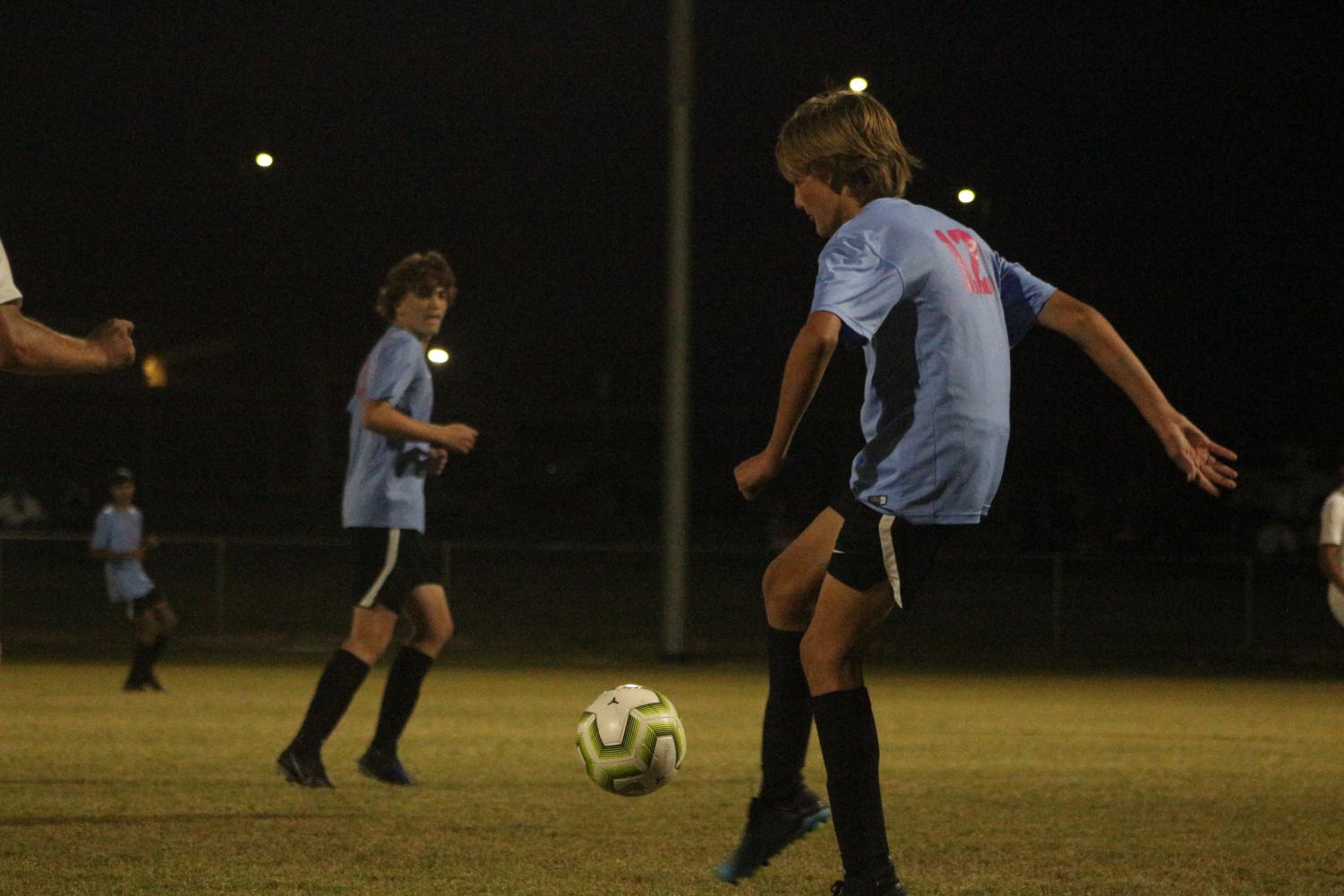 Varsity soccer v. Bishop Carroll (Photos by Mya Studyvin)