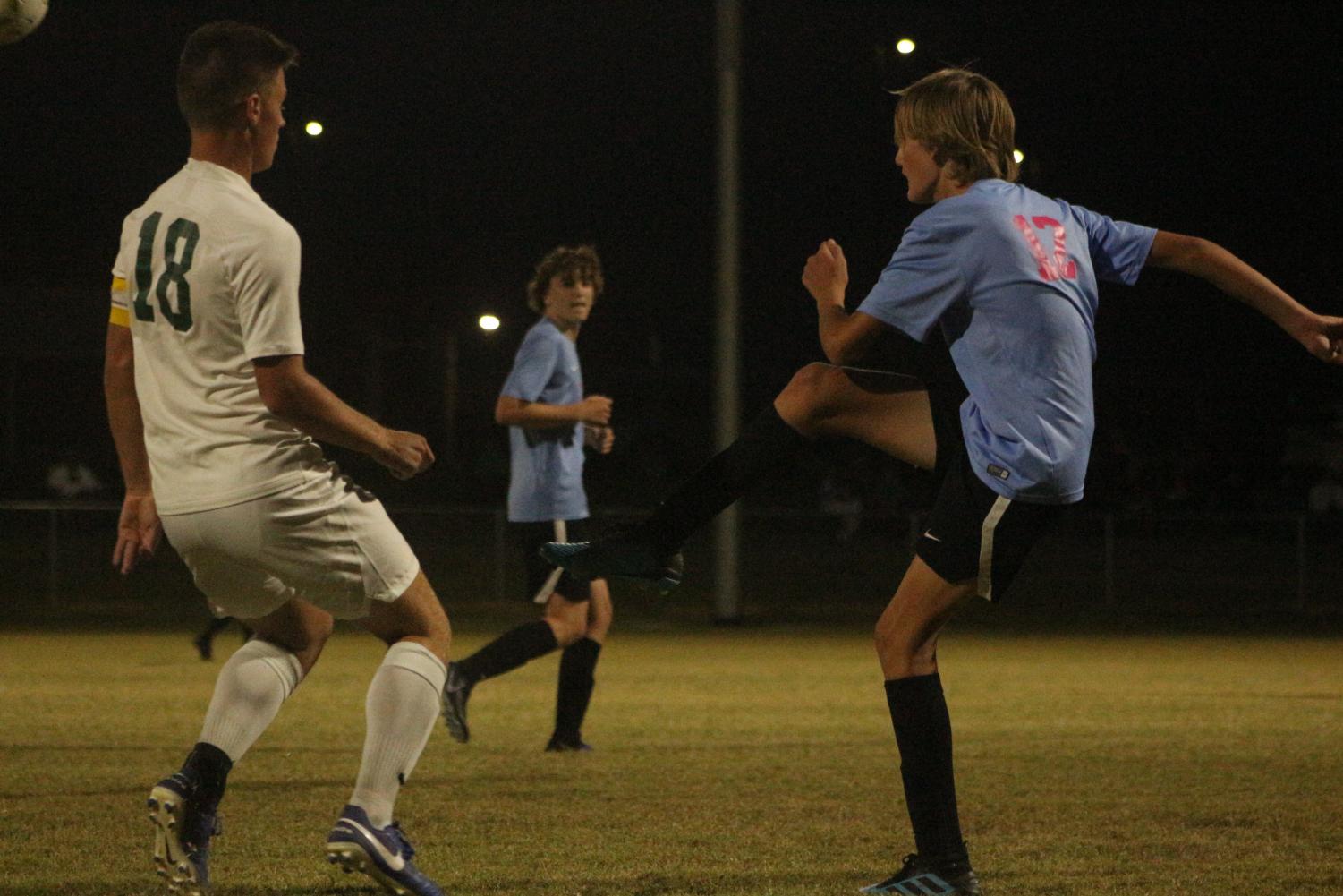 Varsity soccer v. Bishop Carroll (Photos by Mya Studyvin)