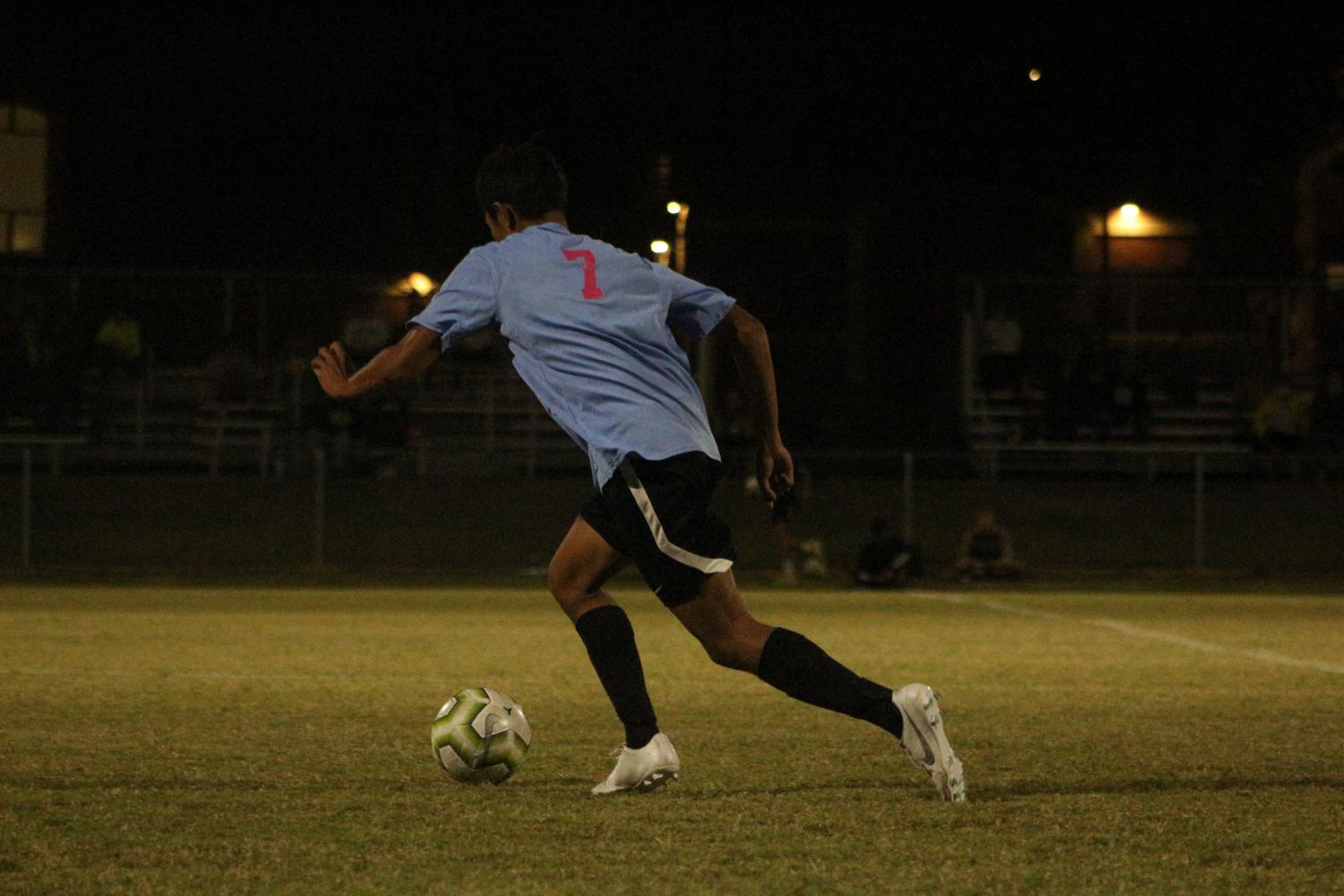 Varsity soccer v. Bishop Carroll (Photos by Mya Studyvin)