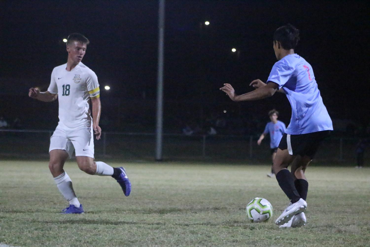 Varsity soccer v. Bishop Carroll (Photos by Mya Studyvin)