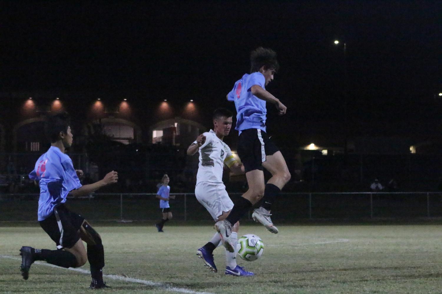 Varsity soccer v. Bishop Carroll (Photos by Mya Studyvin)