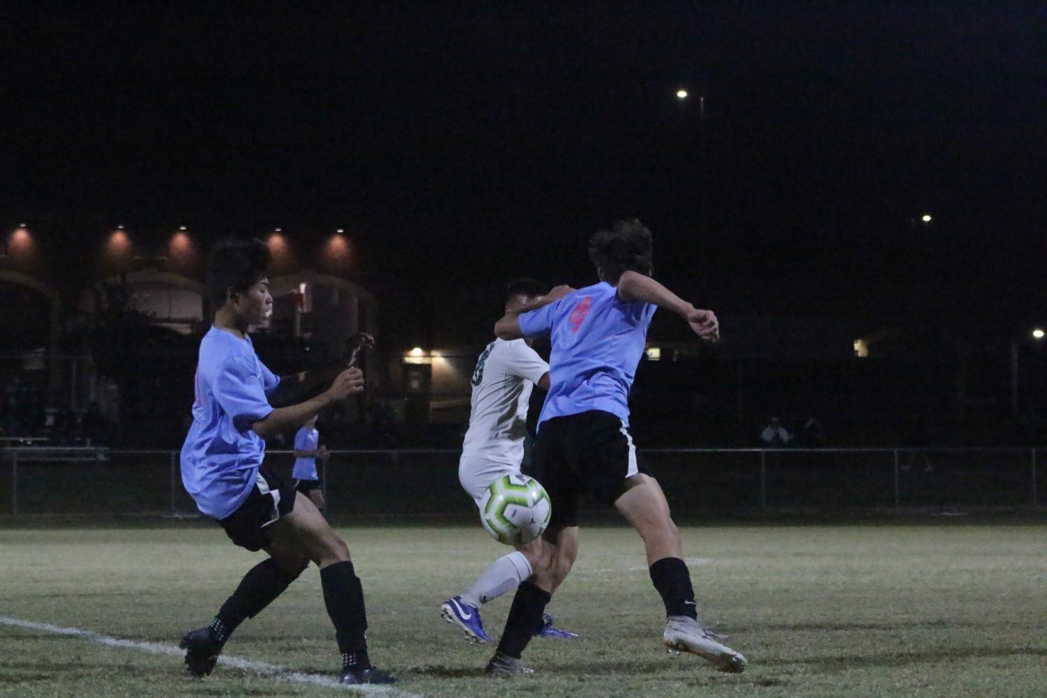 Varsity soccer v. Bishop Carroll (Photos by Mya Studyvin)