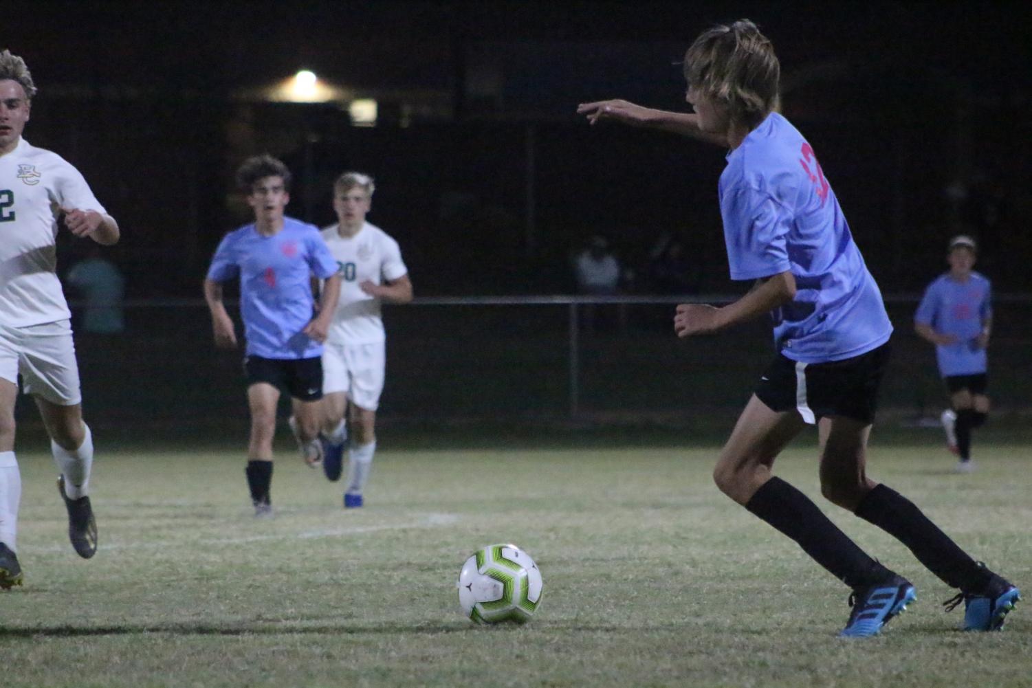 Varsity soccer v. Bishop Carroll (Photos by Mya Studyvin)