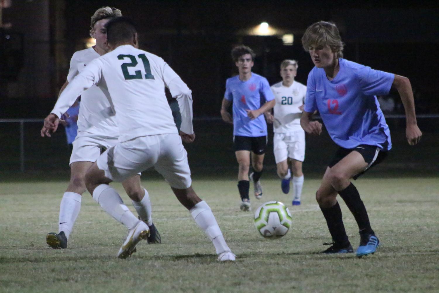 Varsity soccer v. Bishop Carroll (Photos by Mya Studyvin)