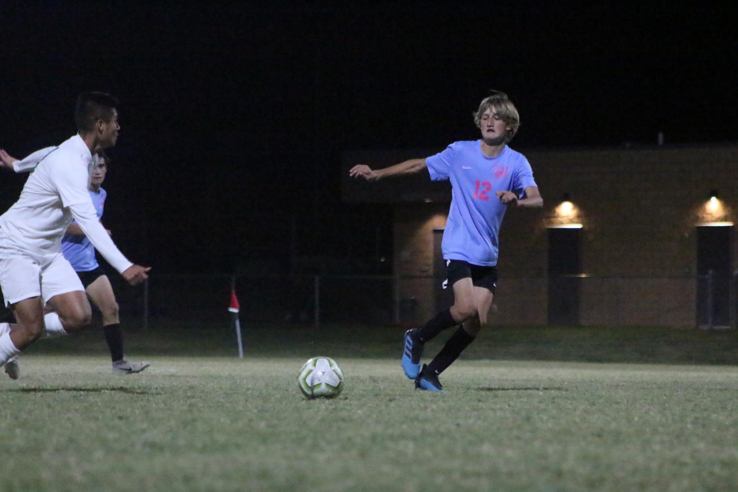 Varsity soccer v. Bishop Carroll (Photos by Mya Studyvin)