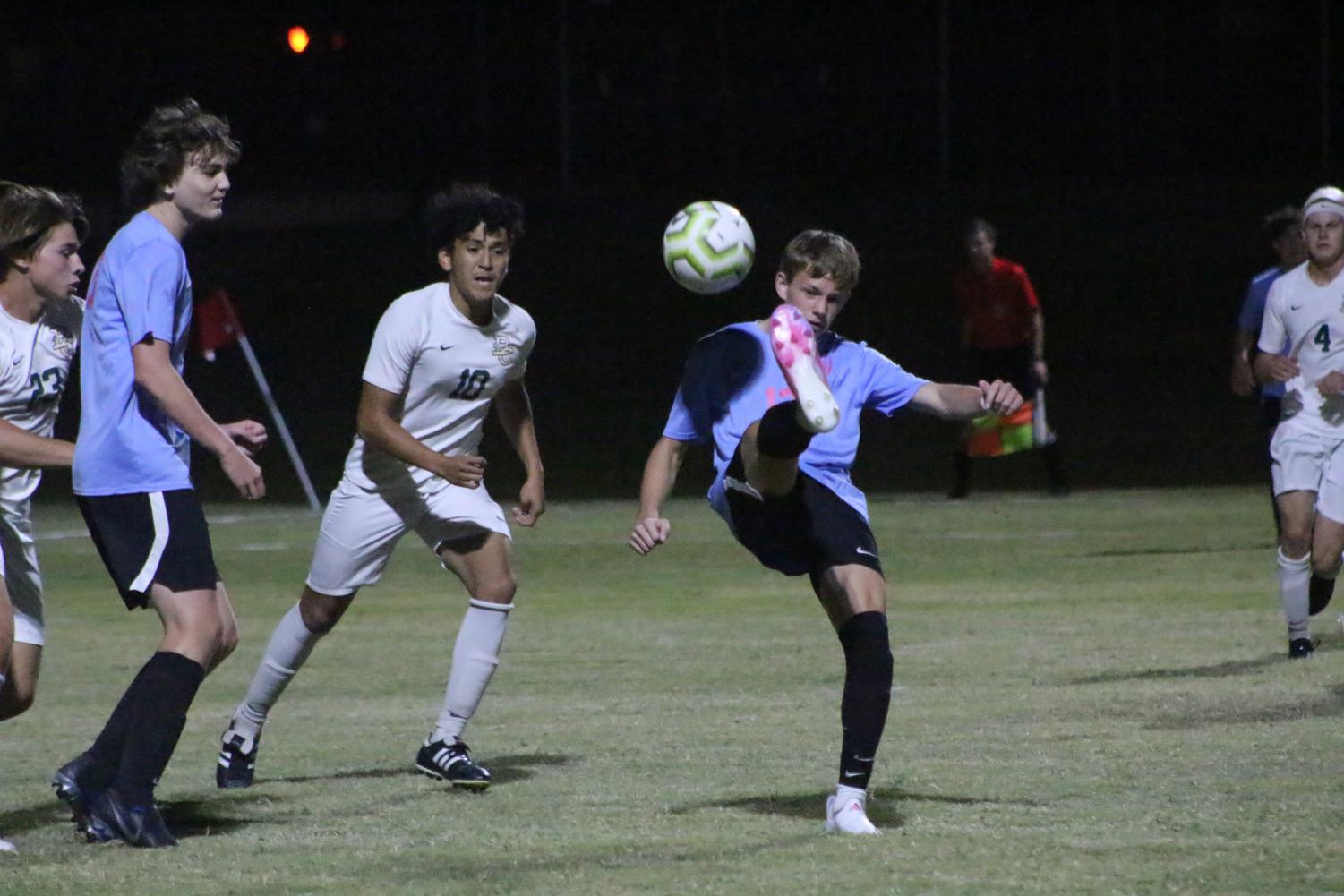 Varsity soccer v. Bishop Carroll (Photos by Mya Studyvin)