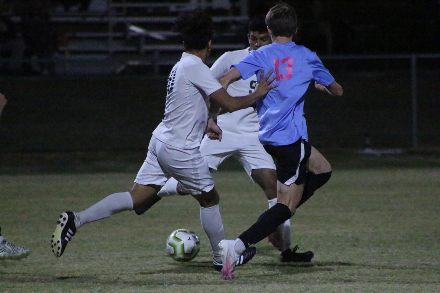 Varsity soccer v. Bishop Carroll (Photos by Mya Studyvin)