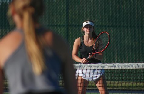 Girls Varsity Tennis at Campus (photo gallery by Sara Brown)