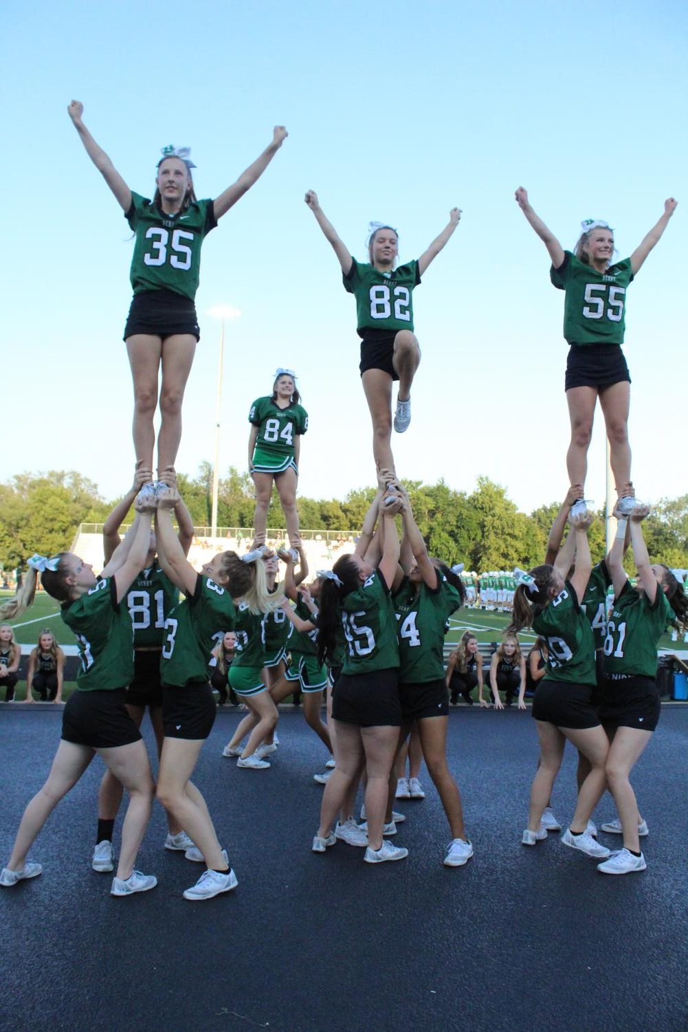 Derby+Cheer+and+Dance+Team+at+Homecoming+Football+Game+%28Photos+by+Agness+Mbezi%29