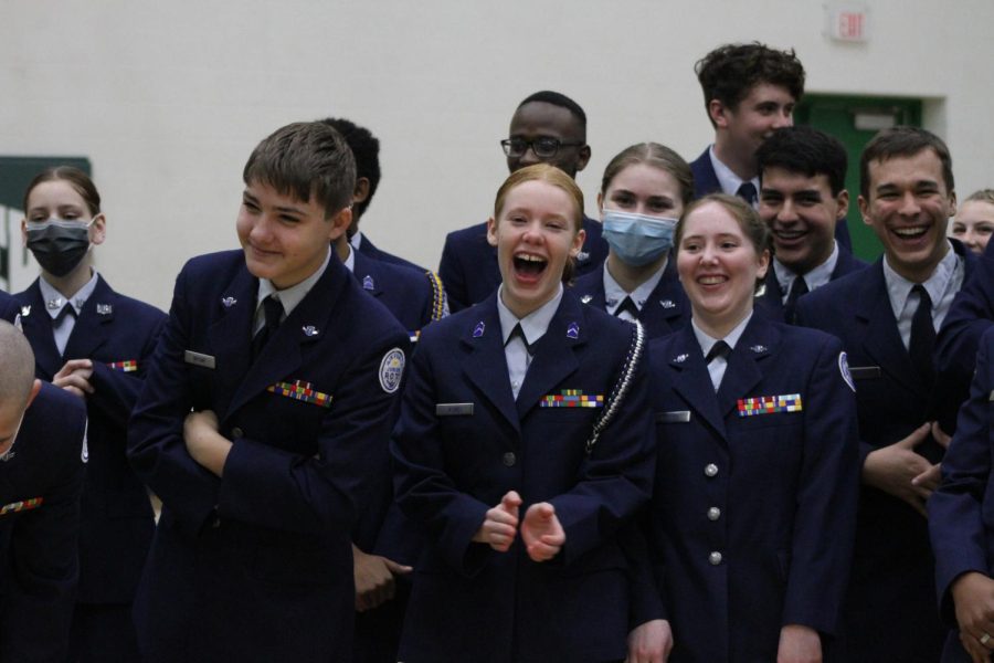 Derby AFJROTC Receives Exceeding Standards Rating for their Inspection