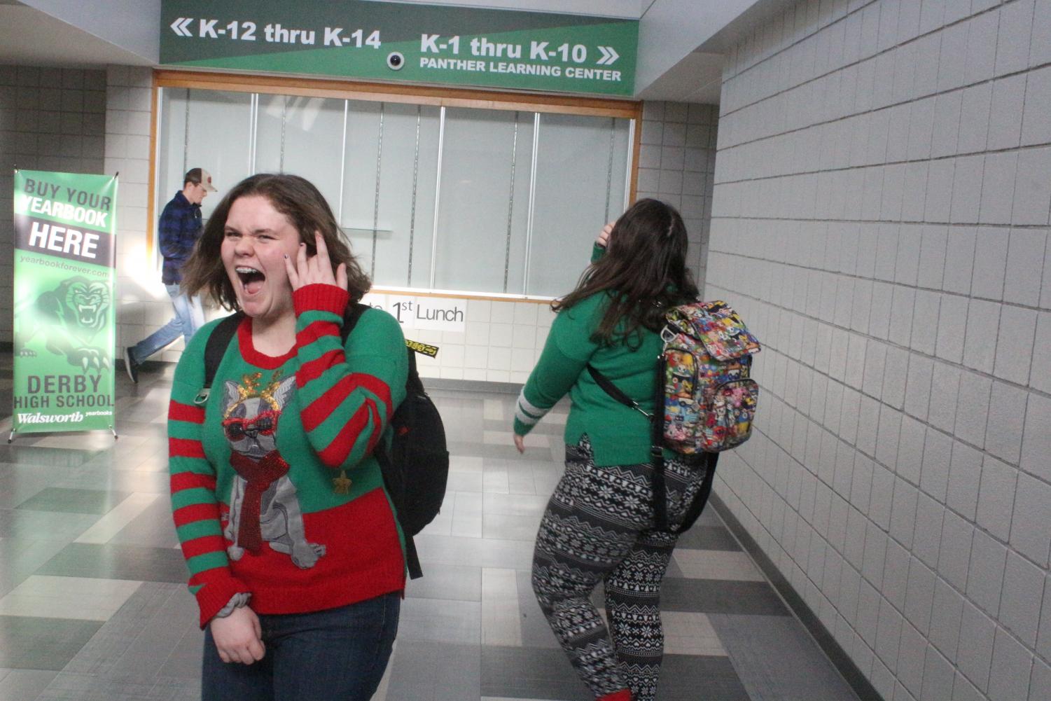 Students act as bullies (photos by Jewel Hardin)