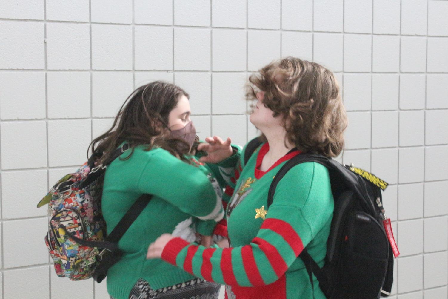 Students act as bullies (photos by Jewel Hardin)