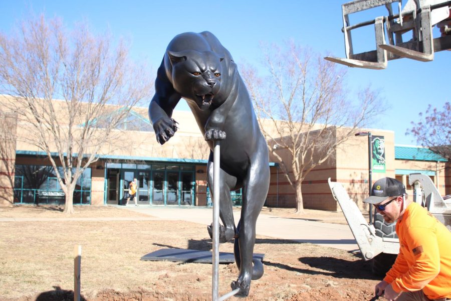 New Panther Statue (Photos by Joselyn Steele)