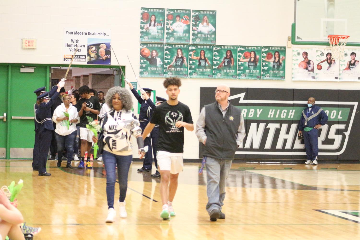 Senior Night Boys Basketball vs Hutchinson (photos by Jake Tracy)