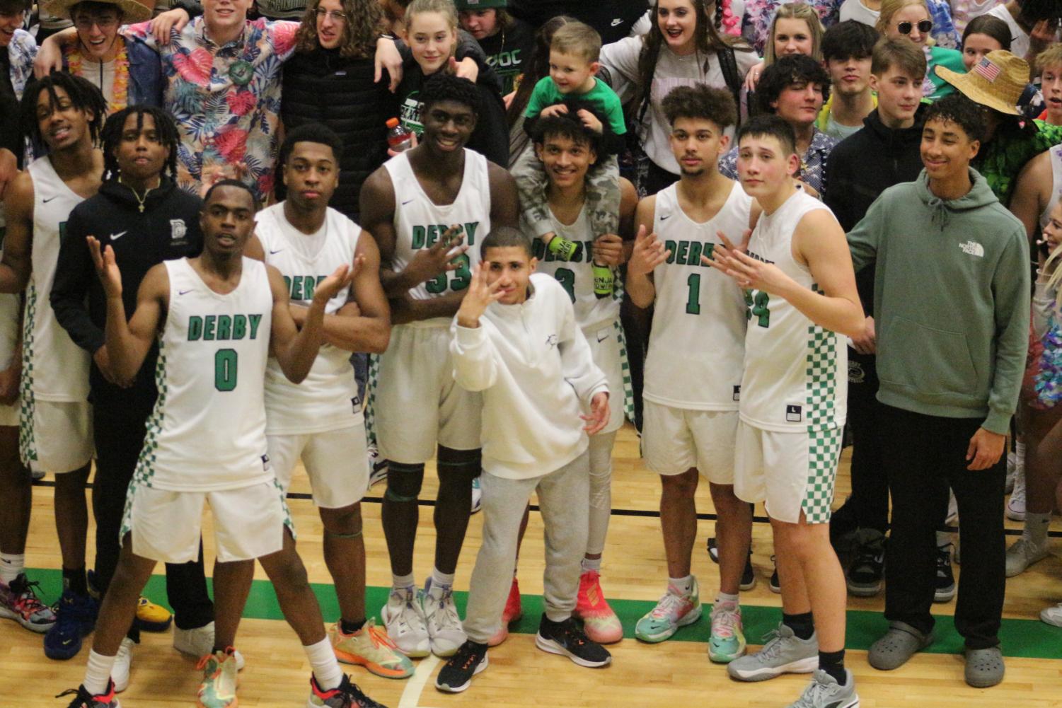 Senior Night Boys Basketball vs Hutchinson (photos by Jake Tracy)