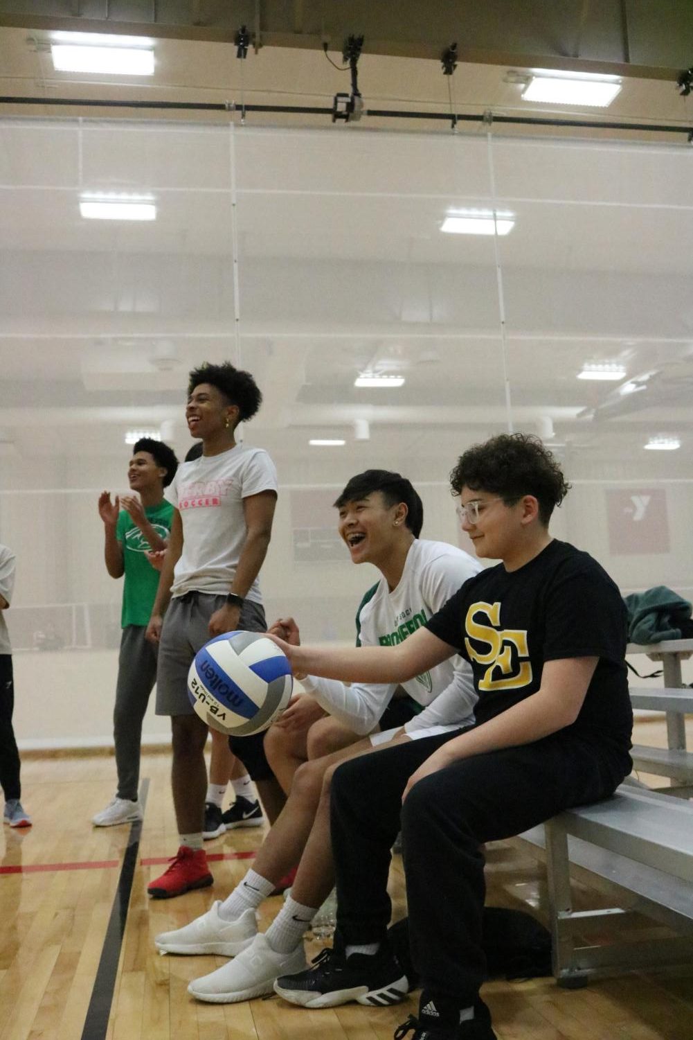 Boys+volleyball+first+scrimmage+with+Southeast+%28photos+by+Alyssa+Lai%29