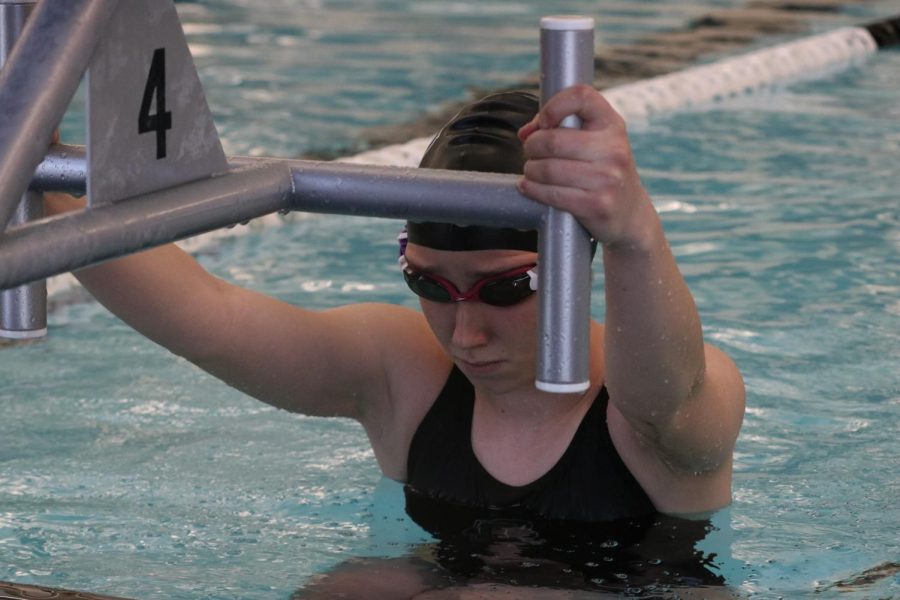 4/14 Girls swim at Campus (Photos by Haley Waughtal)