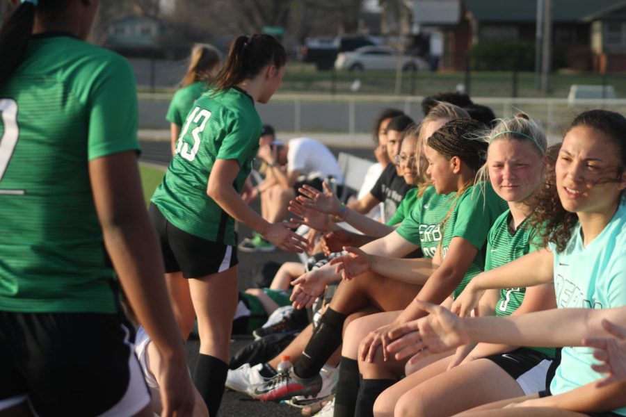 Girls varsity soccer game vs Eisenhower (Photos by Laurisa Rooney)