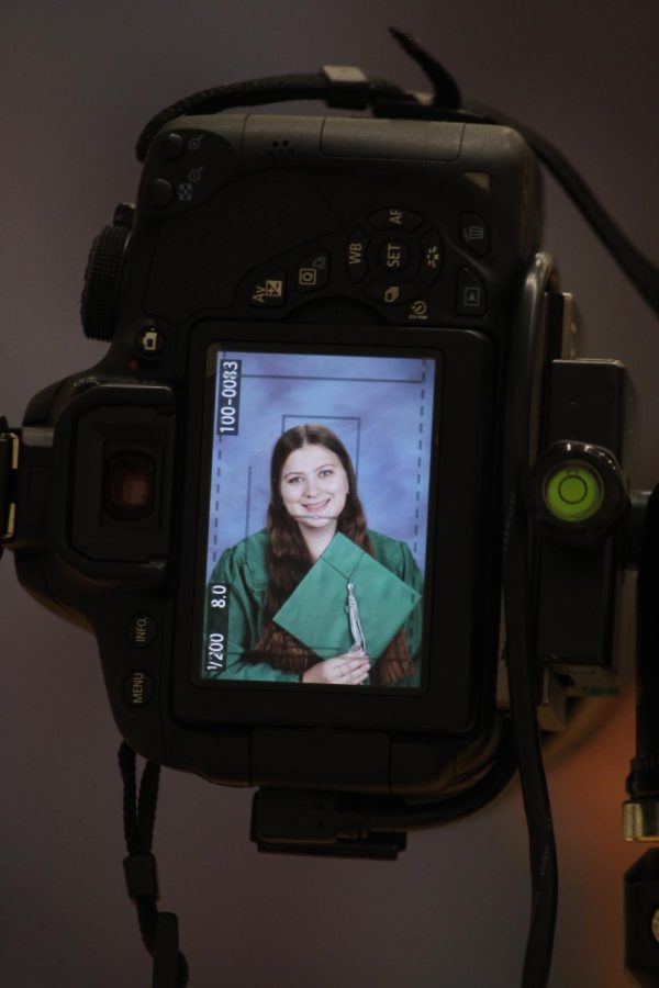 Seniors cap and gown picture day  (Photos by Laurisa Rooney)