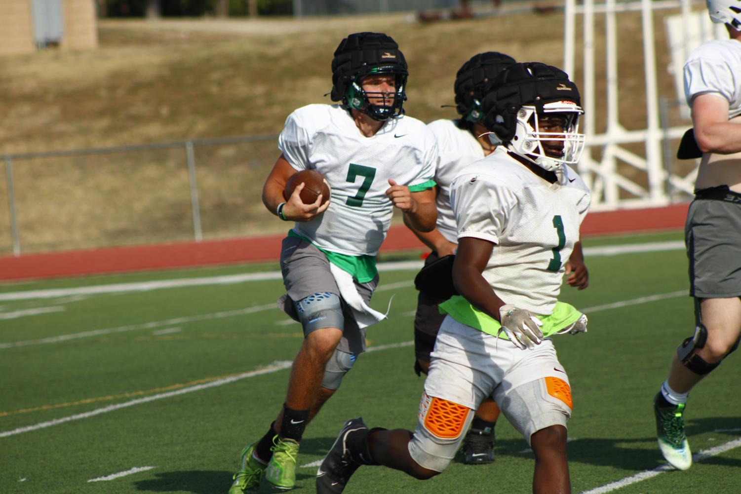 Football practice (Photos by Gavin Chadwick)