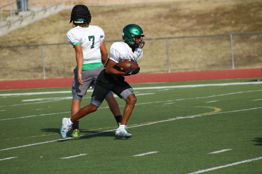 Football practice (Photos by Gavin Chadwick)