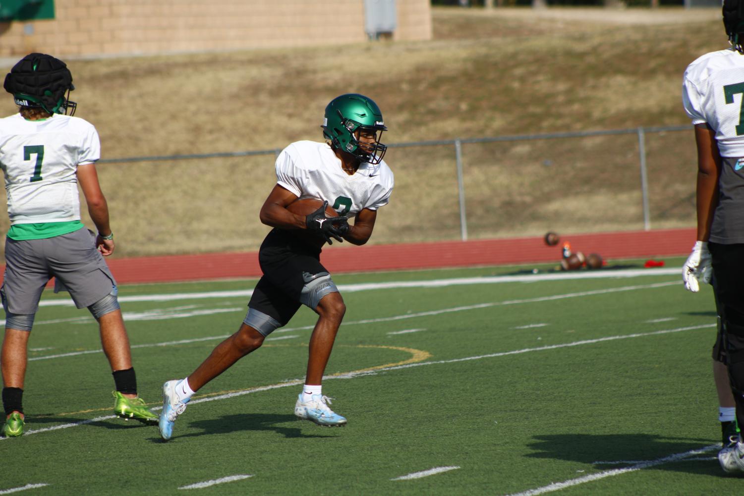 Football practice (Photos by Gavin Chadwick)