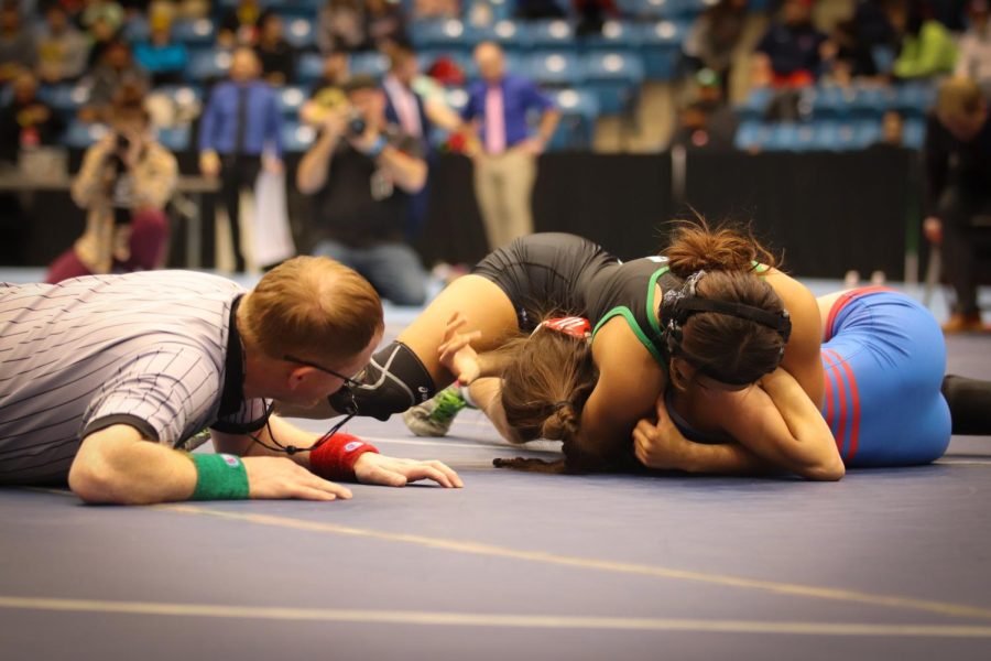 Girl State wrestling (Photos by Erica Sengthavorn)